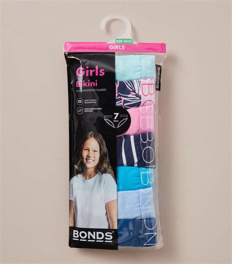 7 Pack Bonds Girls Bikini Briefs Target Australia