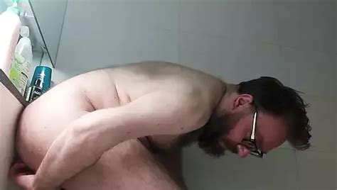 Chastity Locked Bear Riding Thick Dragon Dildo XHamster