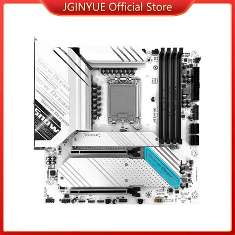 JGINYUE B760M Motherboard LGA 1700 Support Intel Core i3/i5/i7/i9 12th ...