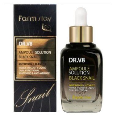 Архив - DR-V8 Ampoule Solution Black Snail [FarmStay] | bb-mania.kz