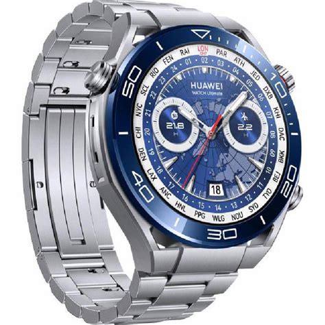 Huawei WATCH Ultimate Smartwatch Titanium Strap 48.5 mm - Voyage Blue ...