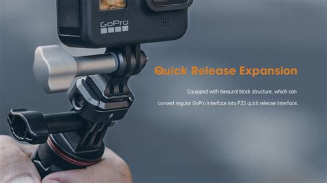 Ulanzi Falcam F22 Double Ears Quick Release Base for Action Camera