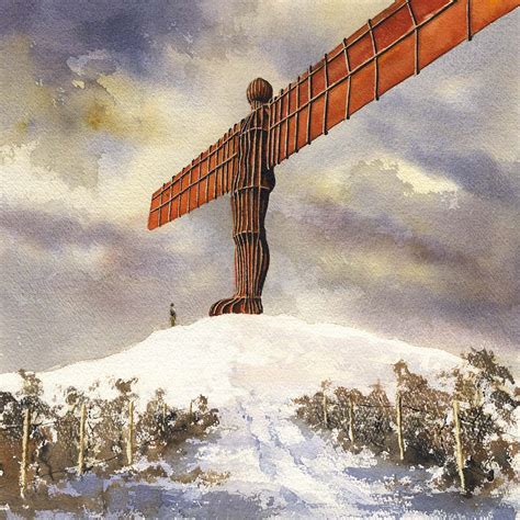 Angel of the North, Winter – Bondgate Gallery