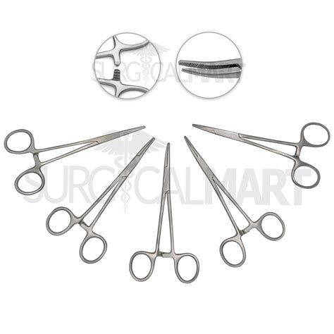 Pcs Hartman Mosquito Hemostat Forceps Set Curved Surgical Mart