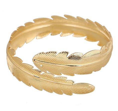 Upper Arm Cuff Gold Bracelet For Women Cuff Bracelet Etsy