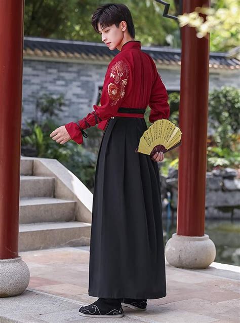 Long Sleeve Dragon Embroidered Traditional Chinese Costume Lupon Gov Ph