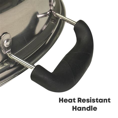 Solid Stainless Steel Induction Pot With Glass Lid Cm Hot Pot Soup Cooking Pot Periuk