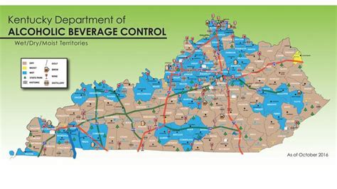 Kentucky Dry Counties Map - Draw A Topographic Map