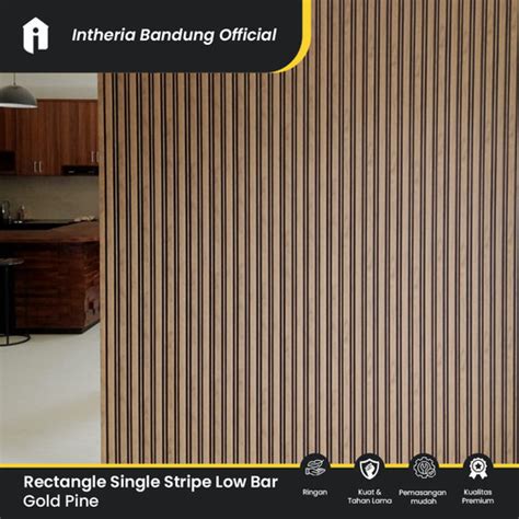 Jual Wall Panel Balian Tipe G Rectangle Single Stripe Low Bar Kota