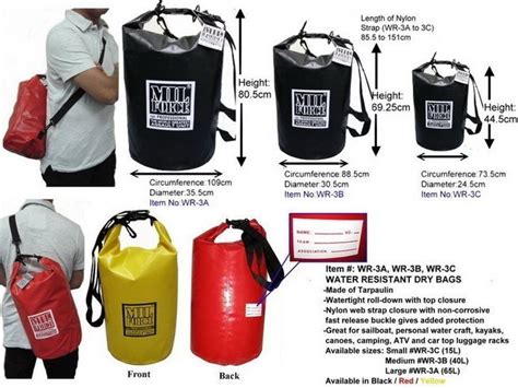 Купить MiL-Force water dry bag водонепроницаемый пакет WR-3A 65Lit в ...