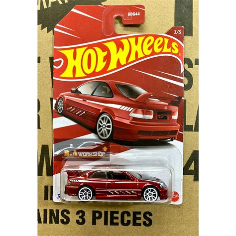 Hot wheels Chính Hãng mẫu xe đặt biệt HONDA CIVIC SI RED Shopee Việt Nam