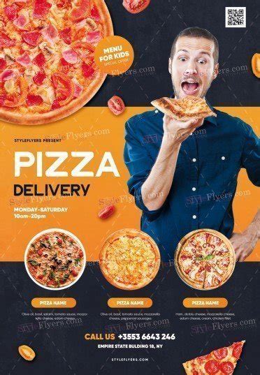 Pizza Delivery PSD Flyer #34972 - Styleflyers