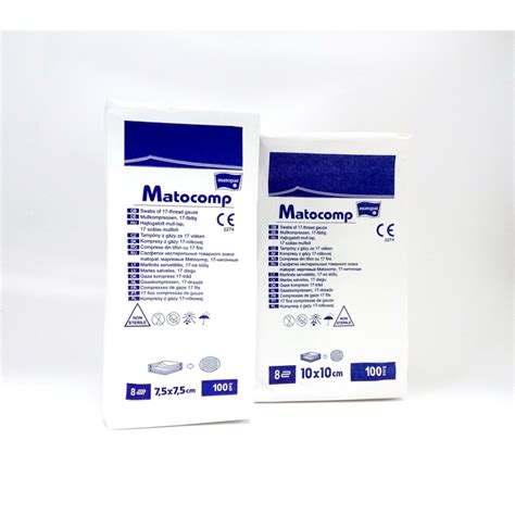 Matocomp Compressas de Gaze 5X5cm | Talinamed - Comércio de Material ...