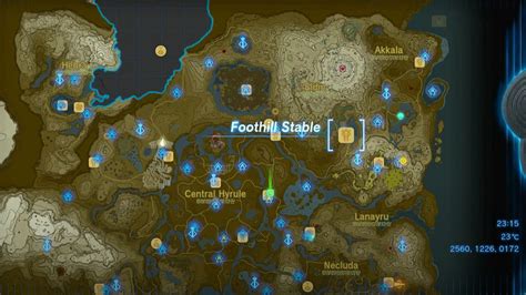 Zelda Where Is Foothill Stable In Tears Of The Kingdom