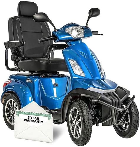 Pride Mobility Baja Raptor 2 4 Wheel Recreational Scooter W Available Extended Warr True Blue