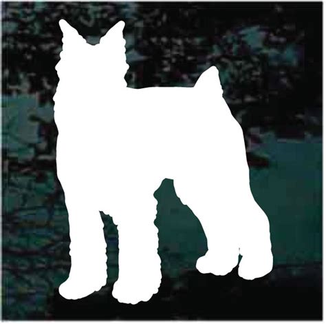 Miniature Schnauzer Silhouette Car Decals And Stickers Decal Junky