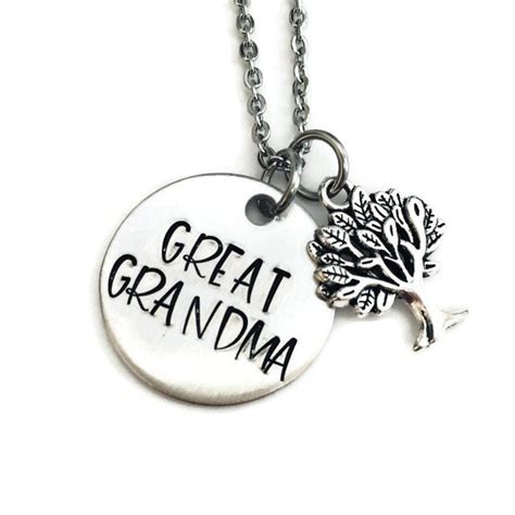 Great Grandma Necklace, Great Grandmother, Family Tree, Grandchildren ...