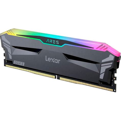 Модуль пам яті LEXAR Ares RGB Black DDR5 6000MHz 32GB Kit 2x16GB