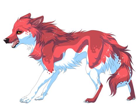 Red Wolf by Wavyrr on DeviantArt | Red wolf, Anime wolf, Wolf