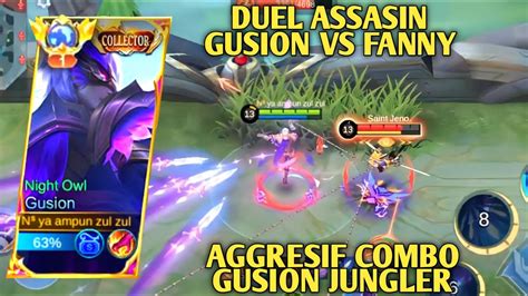 Gusion Vs Fanny Duel Assasin Flying Gusion Agresif Gameplay Gusion