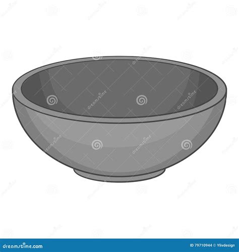 Bowl Icon Cartoon Style Stock Vector Illustration Of Cartoon