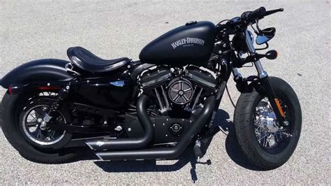 My 2013 Harley 48 In Denim Black Iron 883 Tank And Fender Youtube