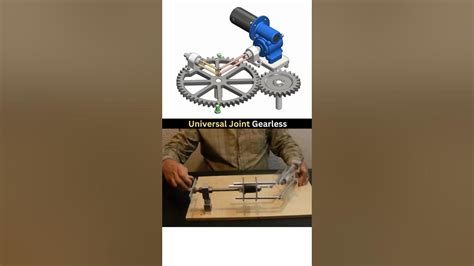 Universal Joint Gearless Power Transmission 3d Cad Design