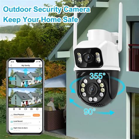 ASECAM 4K 8MP Dual Lens PTZ Outdoor WiFi Camera – Isle Of Tech
