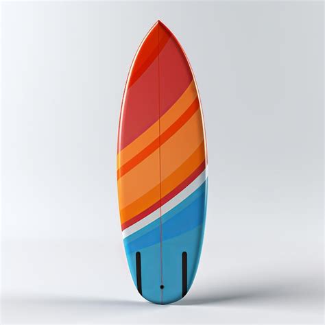 Ilustração da renderização Surfboard3D de uma prancha de surf um