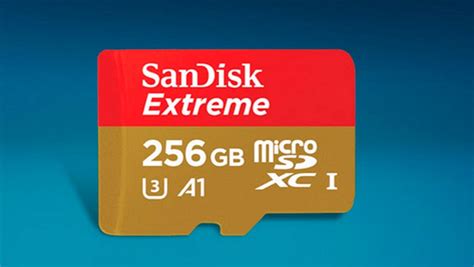 SanDisk presenta una tarjeta microSD de 256 GB con A1 más rápida