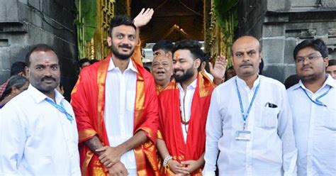 Rishabh Pant Axar Patel Tirupati Balaji