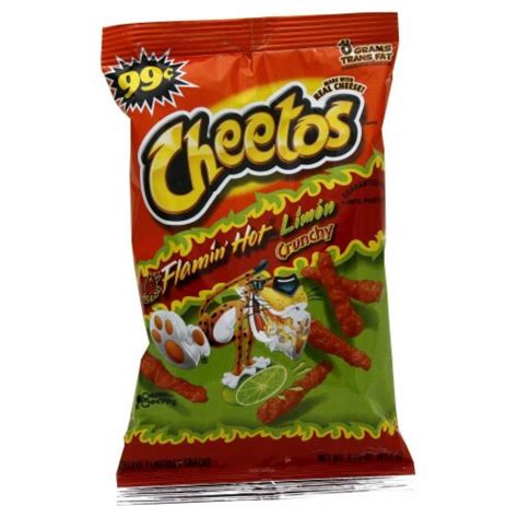 Cheetos Flamin Hot Limon Crunchy 2 875 Oz Kroger
