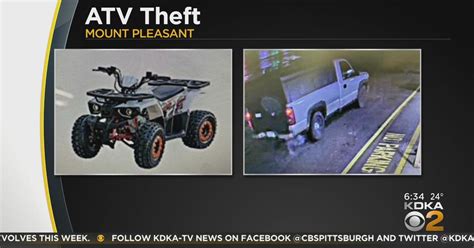 Pa State Police Searching For Suspect In Atv Theft Cbs Pittsburgh