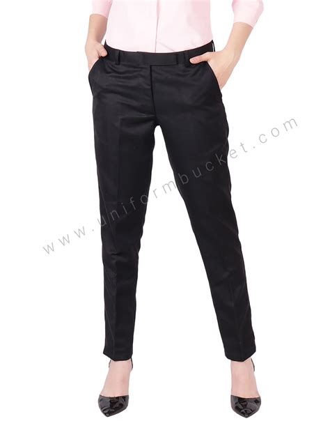 Buy Black Formal Trousers For Female Online @ Best Prices in India ...