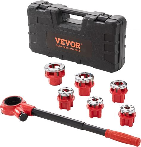 Vevor Ratchet Pipe Threader Kit 14 Npt 1 14 Npt Manual