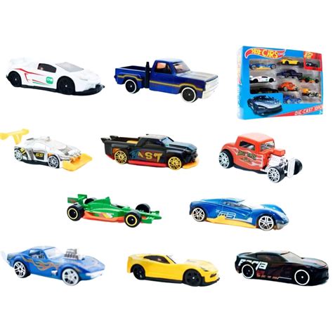 Carrinhos De Ferro Hot Cars Miniaturas Esportivo Cole O Shopee Brasil