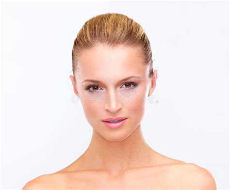 Such Pure Perfection Is Rare Portrait Of A Beautiful Blonde Woman With