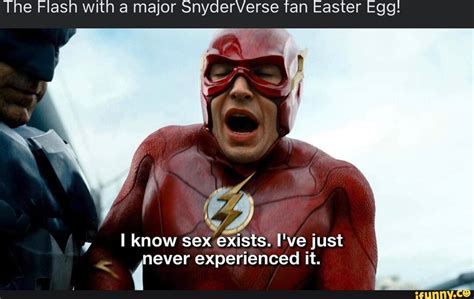 The Flash With A Major SnyderVerse Fan Easter Egg Know Sex Exists I