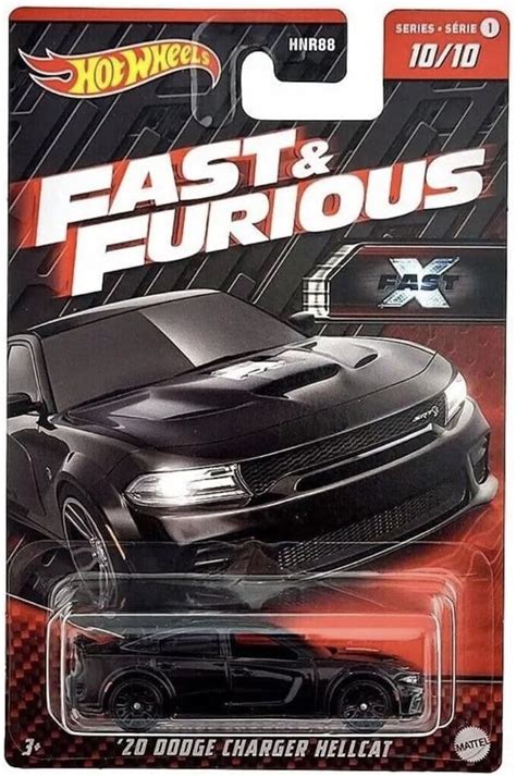 Amazon Hot Wheels Fast And Furious Dodge Charger Hellcat Black Toys Games