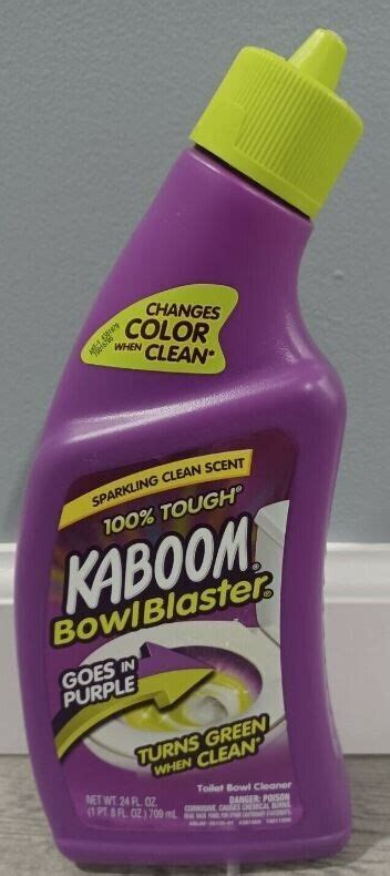 Kaboom Bowl Blaster Toilet Bowl Cleaner For Hard Water Lime Rust Removal New 757037351253 Ebay