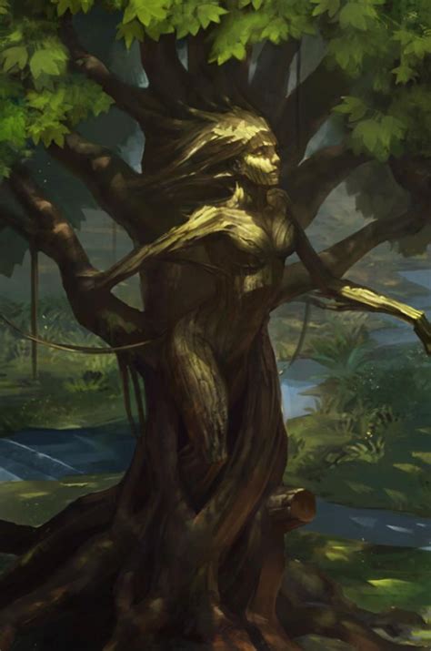 Wood Nymph By Zix72 Wood Nymphs Mythical Creatures Fantasy Fantasy Art