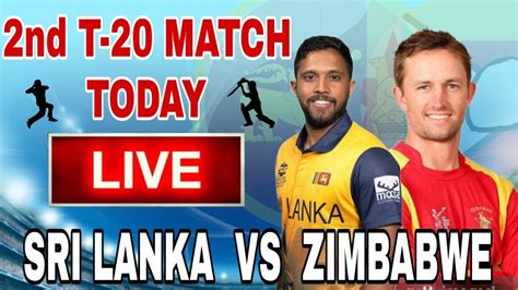 🔴 Live Sri Lanka Vs Zimbabwe 2nd T20 Sl Vs Zim Live Sri Lanka