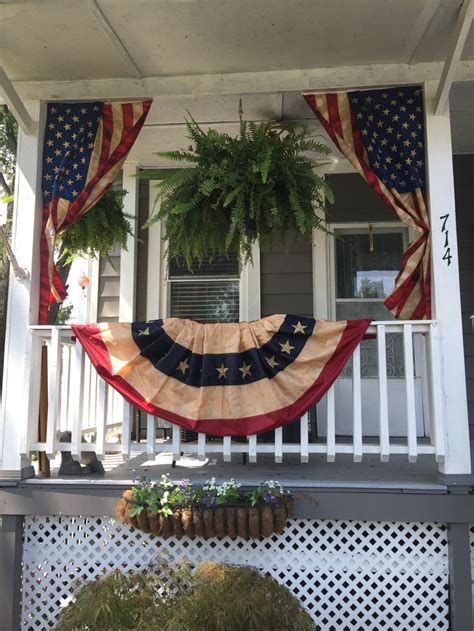 Pin By Cheryl Williams On My Porch Summer Porch Decor Fourth Of July