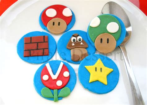 Edible Super Mario Bros Cupcake Toppers Iconic Nintendo | Etsy