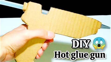 How To Make Hot Glue Gun Using Cardboard Hot Glue Gun Mmaking At Home DIY Crafts YouTube