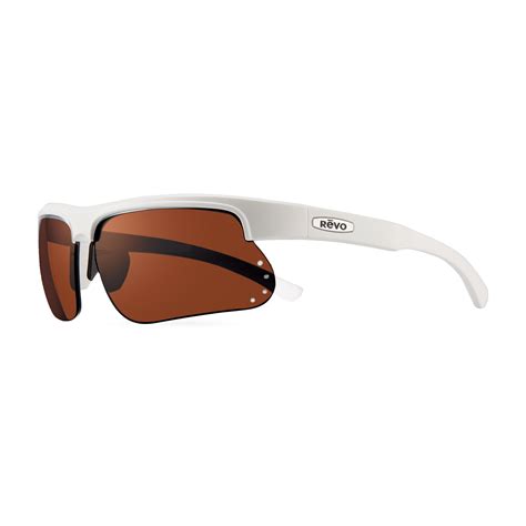 Cusp S Polarized Sunglasses White Frame Golf Lens Revo Touch Of Modern