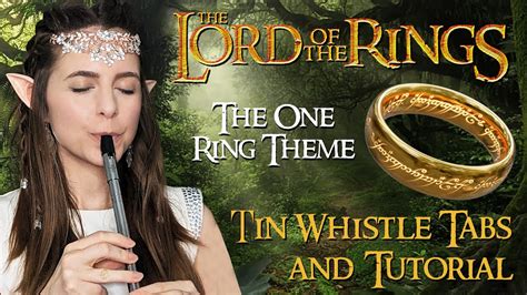 Lord Of The Rings The One Ring Theme Tin Whistle Tabs Tutorial Youtube