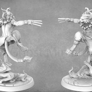 Incredible Tabaxi Miniatures Tabaxi Warrior Tabaxi Shaman Tabaxi Mage ...