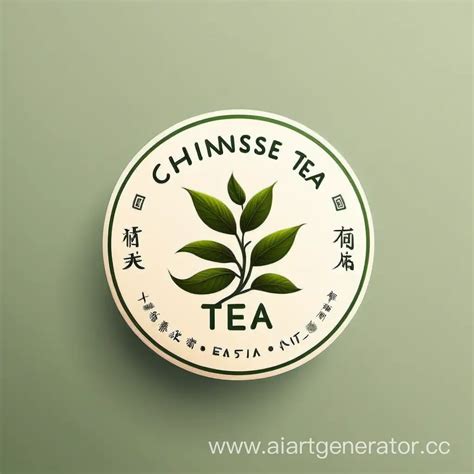 Circular Chinese Tea Logo Design With Cultural Elements Ai Art Generator