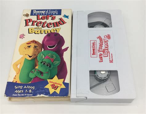 Barney Friends Lets Pretend With VHS Grelly USA